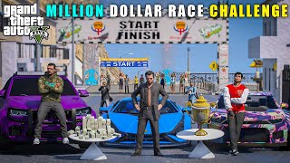 GTA 5  MILLION DOLLAR RACE TOURNAMENT  BB GAMING [upl. by Durning307]