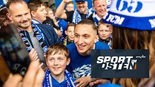 Die offizielle Meisterfeier des 1 FC Magdeburg  Sport im Osten  MDR [upl. by Bolen]