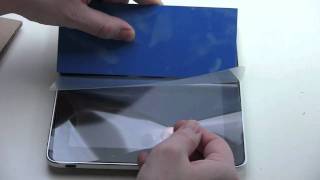 Dipos Anti Reflex Ipad Schutzfolie Review und Anleitung zum Anbringen [upl. by Ojeitak]