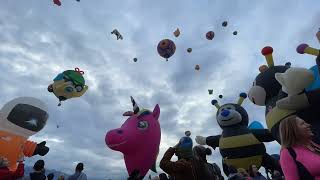 Albuquerque Balloon Fiesta 2022 Special Shapes Rodeo Timelapse HD [upl. by Elvira]