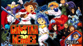 Gunstar Heroes  Expert difficulty  Fixed Shot  Practise Stage 6 clear  final stage fail  3 [upl. by Hgielrebmik398]