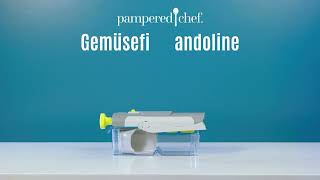 Gemüsefix Mandoline von Pampered Chef® [upl. by Eade]