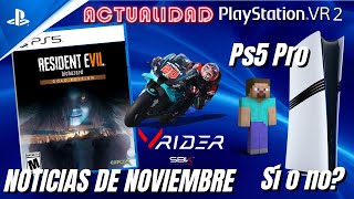 ACTUALIDAD PSVR2  NOTICIAS DE NOVIEMBRE [upl. by Hull371]