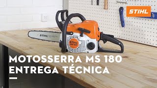 Entrega técnica  Motosserra STIHL MS 180 [upl. by Airotal]