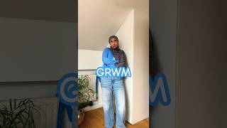 GRWM pour aller faire les fripes 🩵 grwmoutfit outfitideas modestfashion outfitinspo ootdhijab [upl. by Franci673]