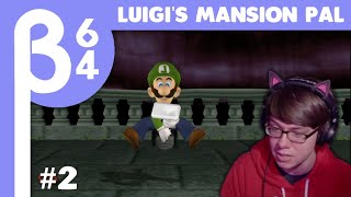 Beta64 Live Luigis Mansion PAL Hidden Mansion Hard Mode 2 [upl. by Siulegroj950]