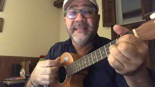 UNA ESPIGA DORADA POR EL SOL Cesario Gabarain Ukelele [upl. by Ninel]