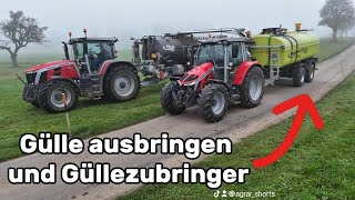 Gülle ausbringen und Güllezubringer [upl. by Adlen]