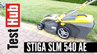 Kosiarka akumulatorowa STIGA SLM 540 AE  Test  Review  Recenzja  Prezentacja PL [upl. by Rie445]