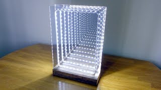 How to Make a Modern LED Infinity Illusion Mirror [upl. by Aneerb183]