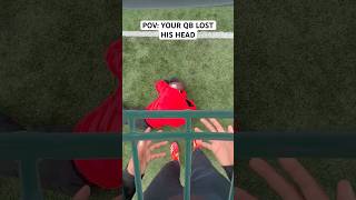 POV YOUR QB GOT HIT 🤦🏽‍♂️💥 football funny shorts [upl. by Nelram]