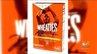 Michael Jordan Graces A Wheaties Box For The 19th Time In Honor Of The Cereal Companys 100th Annive [upl. by Osnola]