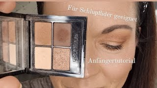 Kleines Tutorial über Lidschatten Paletten Brauntöne für Schlupflider [upl. by Nivlag]