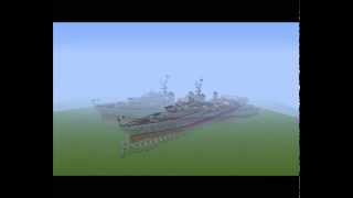 Lescorteur descadre Galissonniere dans minecraft [upl. by Ladin584]