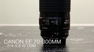 Canon EF 70300mm f456 IS USM Lens [upl. by Lorette]