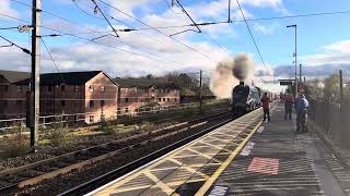 A4 60007 Sir Nigel Gresley through Northallerton 231123 [upl. by Inavoy]