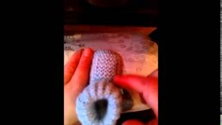 zābaciņi adīti  Knitting Baby Booties [upl. by Navannod128]