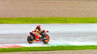 Marc Marquez’s CRASH  TEST MUGELLO DAY 1 [upl. by Rfinnej]