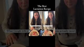 The perfect lactation recipe [upl. by Llimaj]