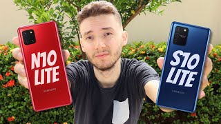 GALAXY S10 LITE vs NOTE 10 LITE em 2024  ALGUM VALE a PENA [upl. by Nahtam]