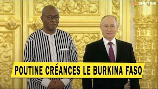 Vladimir P0utine reçoit la lettre de créance du Burkina faso [upl. by Junno]