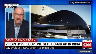 Virgin Hyperloop One gets goahead in India [upl. by Micheil]