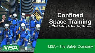 Confined Space Training at Thai Safety amp Training School [upl. by Xuerd14]