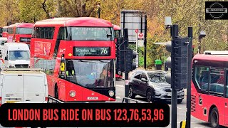 Autumn 🍂 London Bus Ride Adventure Gants Hill to Woolwich via Waterloo 🌥️☀️ [upl. by Karlotta]