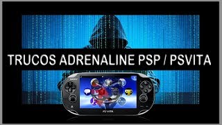 TRUCOS MODS CWCheat para ADRENALINE PSVITA PSP  Anonyku 2019 [upl. by Hong]