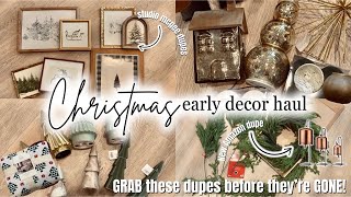 CHRISTMAS DECOR HAUL 2024 🎅🏻🎄 hobby lobby target amazon tj maxx [upl. by Griffin]