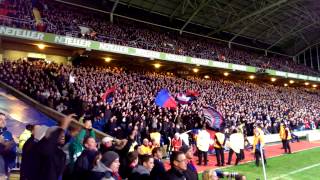 Crystal Palace  Sunderland Fanatics quotWe love youquot [upl. by Vanya]