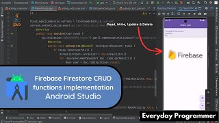 How to Implement Firestore Database and CRUD Functions in Android Studio [upl. by Noe]