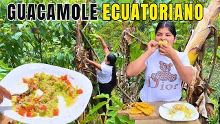 Hoy prepare guacamole con patacones en el campo NATHALIA [upl. by Fabrice]