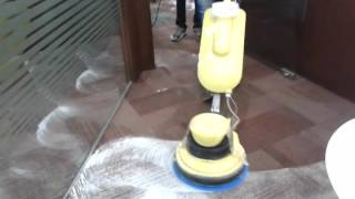 Carpet Shampooing with Karcher Machine [upl. by Newg]