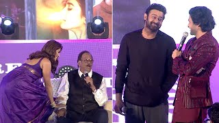 Krishnam Raju Making Hilarious Fun With Pooja Hegde  Prabhas  Radhe Shyam Pre Release Event [upl. by Oihsoy198]