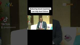 Hon Dr Unpha Sorie G Koroma on Maada Bios traveling expenses [upl. by Nerok136]