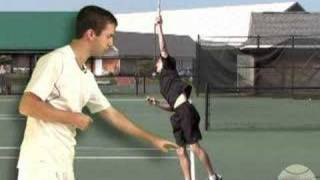 Tennis Lesson Serve Step 8  Follow Through [upl. by Pauletta872]