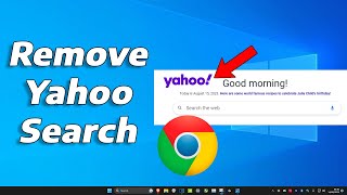 How To Remove Yahoo Search From Google Chrome 2023 [upl. by Themis967]