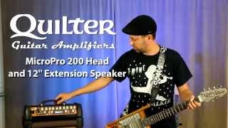 Quilter MicroPro 200 Head and 12quot Speaker  Nathan James [upl. by Merp]