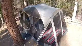 Coleman WeatherMaster 6Person Tent with Screen Room Review Test  Coleman Tent [upl. by Martinsen]