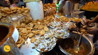 Kolkata Famous Papdi Chaat amp Dahi Puchka Rs 40 Only l Kolkata Street Food [upl. by Padgett]