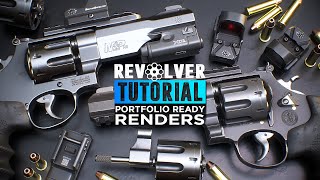 Revolver Tutorial  Portfolio ready renders in Marmoset Toolbag 4 [upl. by Riamu]