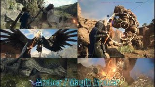 Dragons Dogma 2 x Killing withArcherMagik Archer TrollsOgresGriffinsDragonsCyclopsGolem [upl. by Rafiq610]