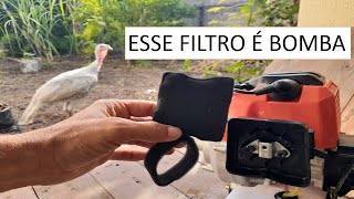 ESSE TIPO DE FILTRO É PROBLEMA SÉRIO PARA SUA ROÇADEIRA [upl. by Noelani]