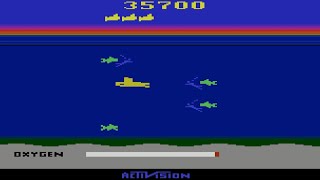 Seaquest Atari 2600 Gameplay [upl. by Child]