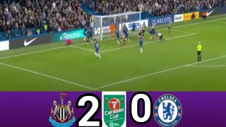 Newcastle vs Chelsea 20 2024 Carabao Cup  Match Highlights [upl. by Savior107]