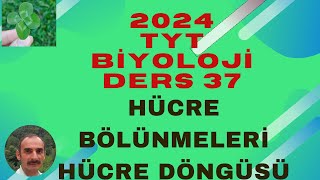 TYT BİYOLOJİ HÜCRE DÖNGÜSÜ İNTERFAZ MİTOTİK EVRE 2024 [upl. by Weksler]