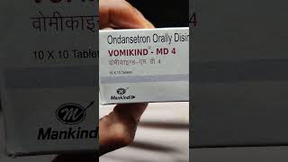 Vomikind md4 tablet uses in vomiting Dispersible tablet easy mouth dissolving medicine [upl. by Nolyag639]