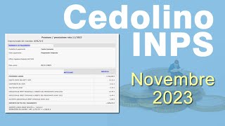 Cedolino di Pensione Novembre 2023  Ecco il pagamento Inps [upl. by Eilah]