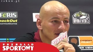 Artur Szpilka po wygranej z Tomaszem Adamkiem  walka Adamek  Szpilka [upl. by Barbara]